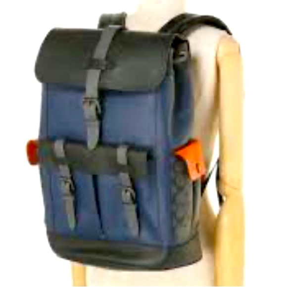 AUTHENTIC COACH HUDSON BACKPACK IN COLOR BLOCK - Picture 4 of 16